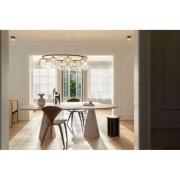 Nuura wandlamp Liila 1, Ø 14 cm, IP44, brons/helder