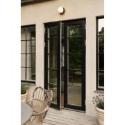 Nuura buitenwandlamp Liila, Ø 16 cm, brons/opaak