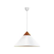 Hanglamp Kinto, wit, Ø 40 cm, metaal