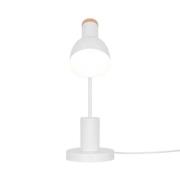 Tafellamp Devone, wit, hoogte 43 cm, metaal