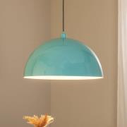 Hanglamp Kure, turquoise, metaal, Ø 60 cm, E27