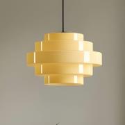 Hanglamp Filo, geel, Ø 28 cm, glas