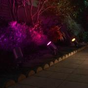 Hama Smart LED prikspot, zwart WLAN, IP65 RGBW dimbaar