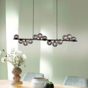 Schöner Wohnen Hanglamp Dubai, rookglas, 13-fl., G9