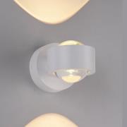 Schöner Wohnen LED wandlamp Chia, wit, 3.000 K, up/down