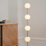 UMAGE LED vloerlamp Audrey, staalkleurig, hoogte 128 cm, 4-lamps.