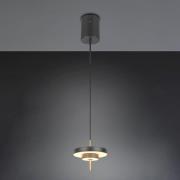 LED hanglamp Keaton zwart/goudkleurig, Ø 20 cm metaal CCT