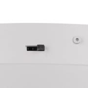 LED plafondlamp Keaton, lichtgrijs, Ø 40 cm, metaal, CCT