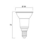 Sylvania LED reflectorlamp E14 4,5W PAR16 3.000K 36° 345lm