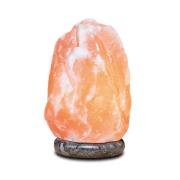 Zoutlamp Rock 2 - 3 kg, marmeren voet, barnsteen