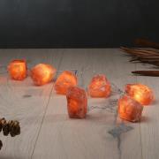 Lichtketting Lichtkristallen Rock, zoutkristallen barnsteen