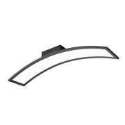 LED plafondlamp Sigma, zwart, 3000 K, 2600 lm, metaal