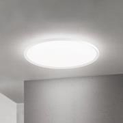 LED plafondlamp Kant, Ø 80 cm, wit, CCT, metaal/kunststof