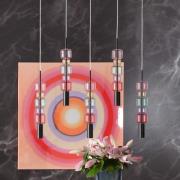 KARE hanglamp Candy Bar Colore, glas, 5-lamps, GU10