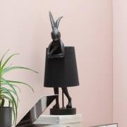 KARE tafellamp Animal Rabbit, zwart/goud, 68 cm, E14