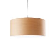LZF LED hanglamp Gea, beukenkleurig, Ø 42 cm, hout