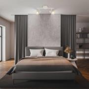 Plafondspot Tapp, wit, lengte 28 cm, 2-lamps, metaal, GU10