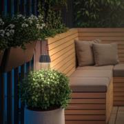 LED grondspies lamp RIFFLE MINI, antraciet Ø 9 cm, IP44