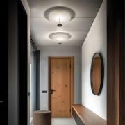 LED plafondlamp Stilo_S, zwart, Ø 55 cm