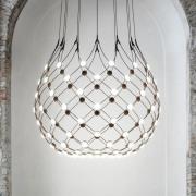 Luceplan Mesh Wireless hanglamp, Ø 100 cm, 3 m, Bluetooth