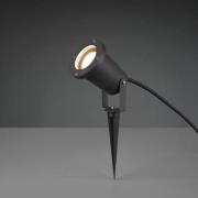 Prikspot UBANGI, antraciet, metaal, IP65, GU10