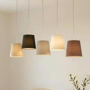 Lucande Thamila hanglamp, meerkleurig, ijzer