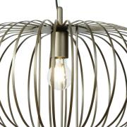 Hanglamp Globe, koffie, Ø 51 cm, metaal, 1-lamp, E27