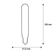 SEGULA LED Elegant Line E27 5W Tube 2.200 K Filament dimbaar