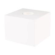 SEGULA tafellamp Cozy, beukenhout wit, kubusvorm, E27