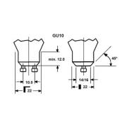 LED lamp SUPERIA RETRO ES50 GU10 4,6 W 940 620 lm 36°