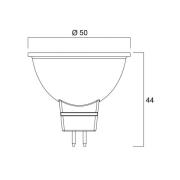 LED lamp SUPERIA RETRO GU5.3 MR16 6,1W 865 621lm dimbaar