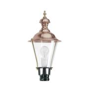 Sokkellamp K4b met koper, groen