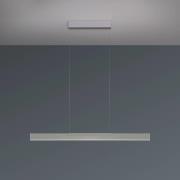 Bopp LED hanglamp Nano 2.0, lengte 100 cm, aluminiumkleurig