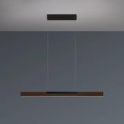 Bopp LED hanglamp Nano 2.0, lengte 100 cm, brons/zwart