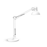 Bureaulamp MAULstudy, wit, staal, hoogte 49 cm
