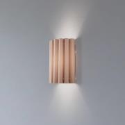 Wandlamp Aria, cappuccino, microvezel, E27