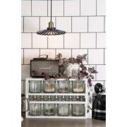 Globen Lighting hanglamp COBBLER, rookgrijs, Ø 25 cm