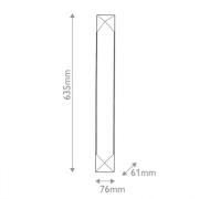 LED wandlamp CAESAR, oud messing, hoogte 64 cm Metaal/alabaster
