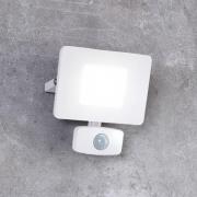 LED buitenspot Faedo 3 met sensor, wit, 20W