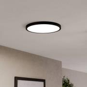 Plafondlamp Alderney, een kap van natuurgaren