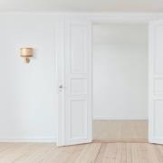 ALMUT 2610 wandlamp Ø 25cm, hooi puur