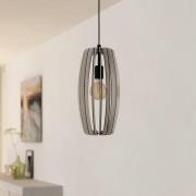 Bajazzara hanglamp, één kooi kap, zandkleur