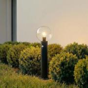Lindby sokkellamp Dangan, helder, 60 cm, glas, sensor