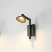 Lucande LED wandlamp Steve, zwart, 24 cm, USB, dimbaar