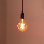 LED glazen lamp E27 4W amber Ø 12,5 cm