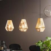 Hanglamp Chiavica, messing, 3-lamps