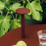 HAY LED tafellamp HOST PORTABLE, roestrood, 22 cm, IP44