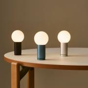 HAY LED tafellamp TURN ON, zwart, hoogte 20 cm, dimbaar