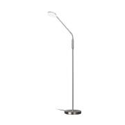 LED vloerlamp Sorento nikkel, hoogte 138 cm, CCT, touchdimmer