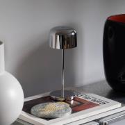 Lucande LED tafellamp Quill, chroom, CCT, dimbaar